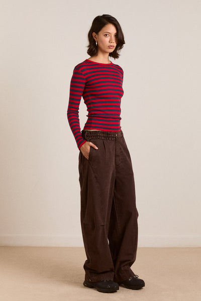 liv trouser - coffee bean