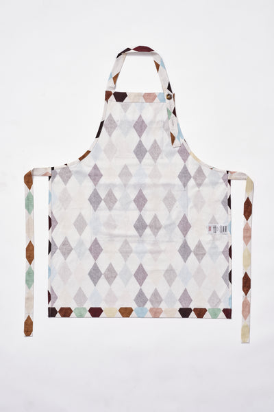 scallop apron - harlequin