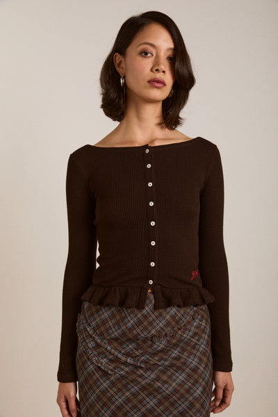 marjorie waffle top