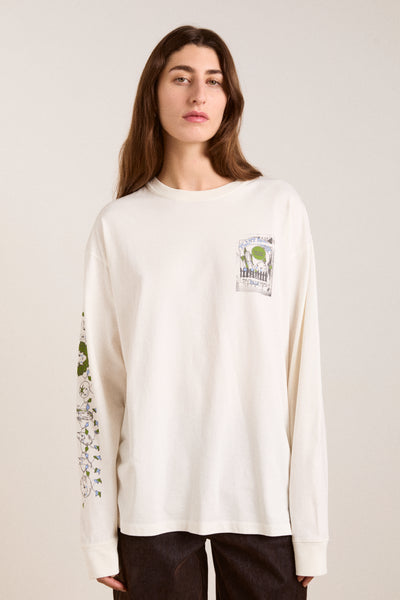 plant patch pals - ecru long sleeve