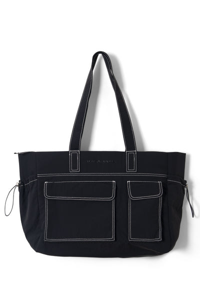 eliza techy tote bag - black