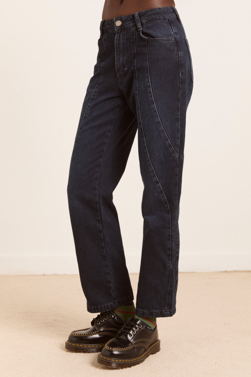 Juli Jeans - Wavy Seams – Damson Madder