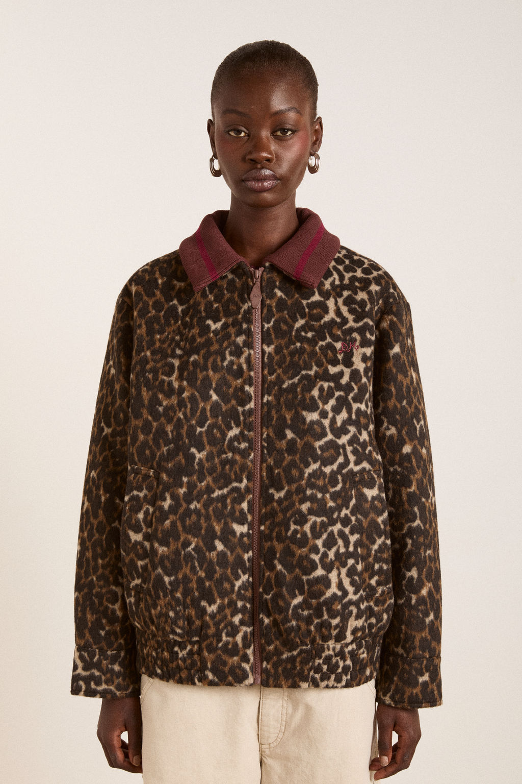 Pixie Bomber Jacket - Leopard