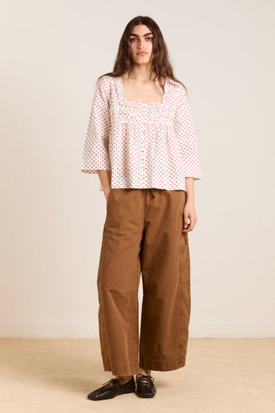 felix twill trouser - caramel