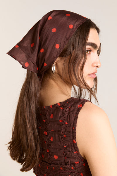 sheer spot headscarf