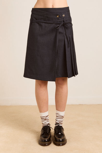 libby kilt - pinstripe