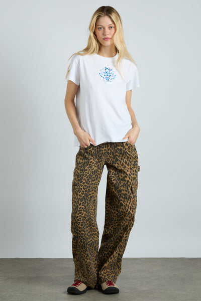 cargo jeans - leopard