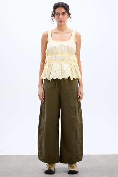 felix twill trousers - olive