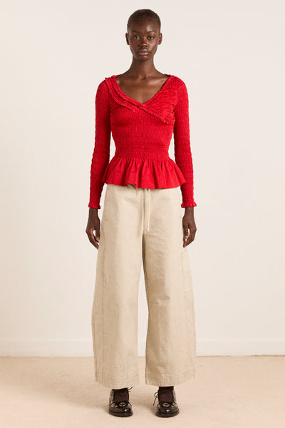 felix twill trouser - stone