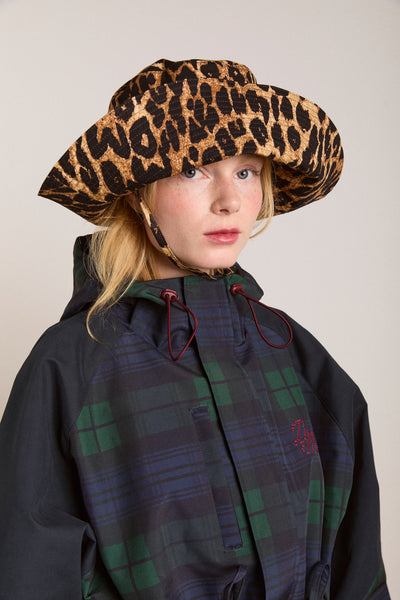 leopard print sunhat