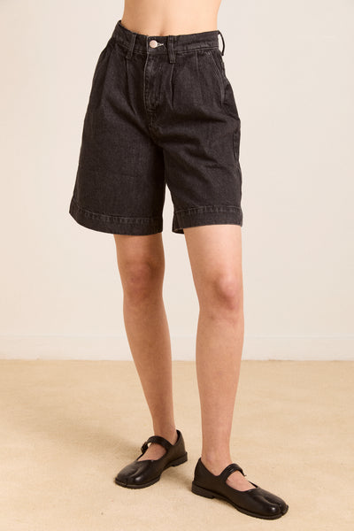 nova jorts - washed black