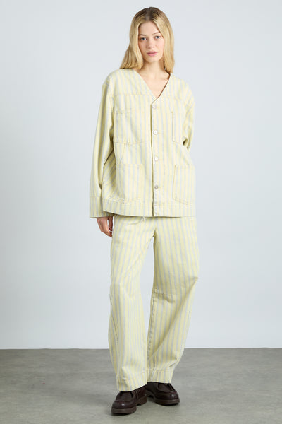 luca jacket - butter business stripe