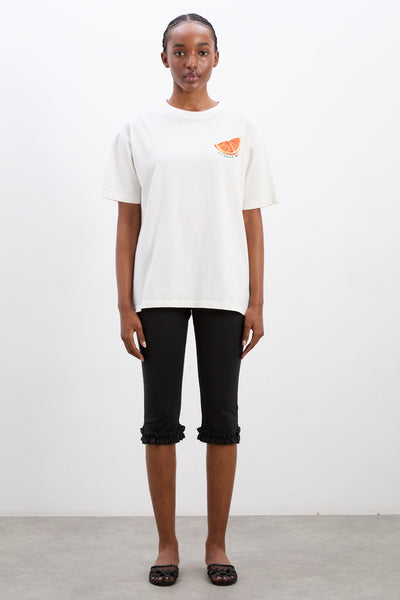 anisa capri pants - black