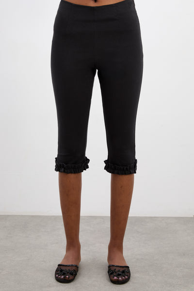anisa capri pants - black
