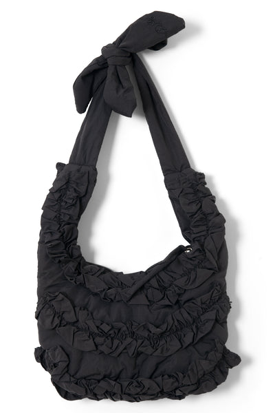 quinn slouchy bag in black