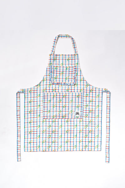 valerie apron - tulip check