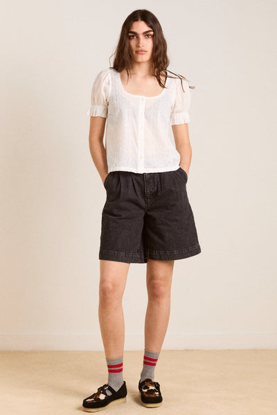 prim blouse - off white