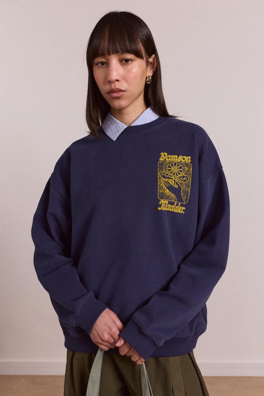 Daily Rituals Sweat - Navy – Damson Madder