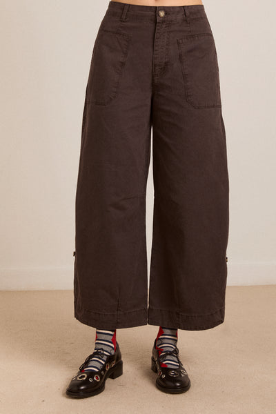 Mika Twill Trouser - Charcoal