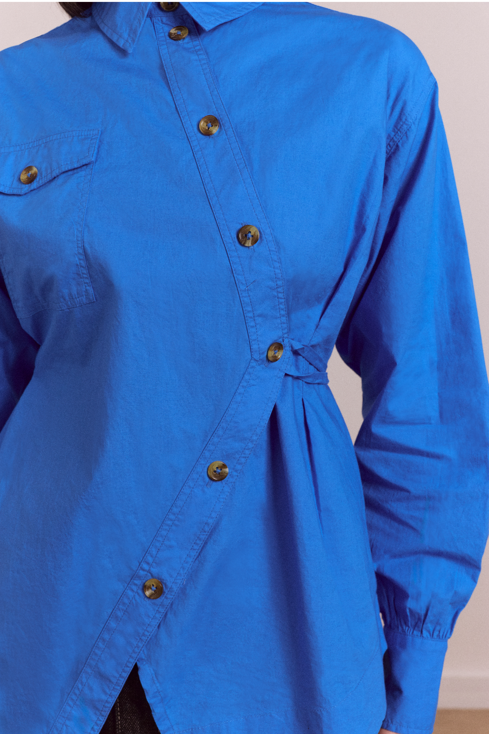 lux shirt - blue