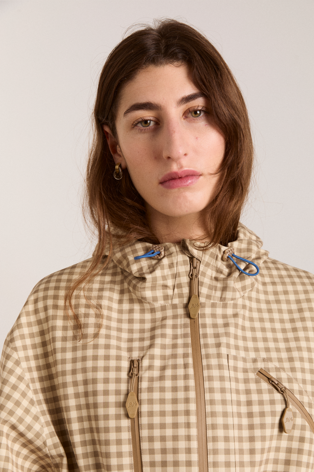 matilda raincoat - gingham