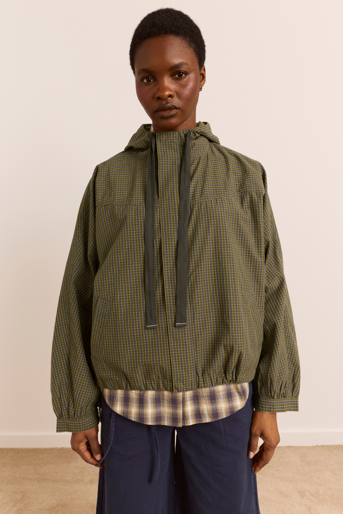 Blake Hooded Jacket - Orion Check