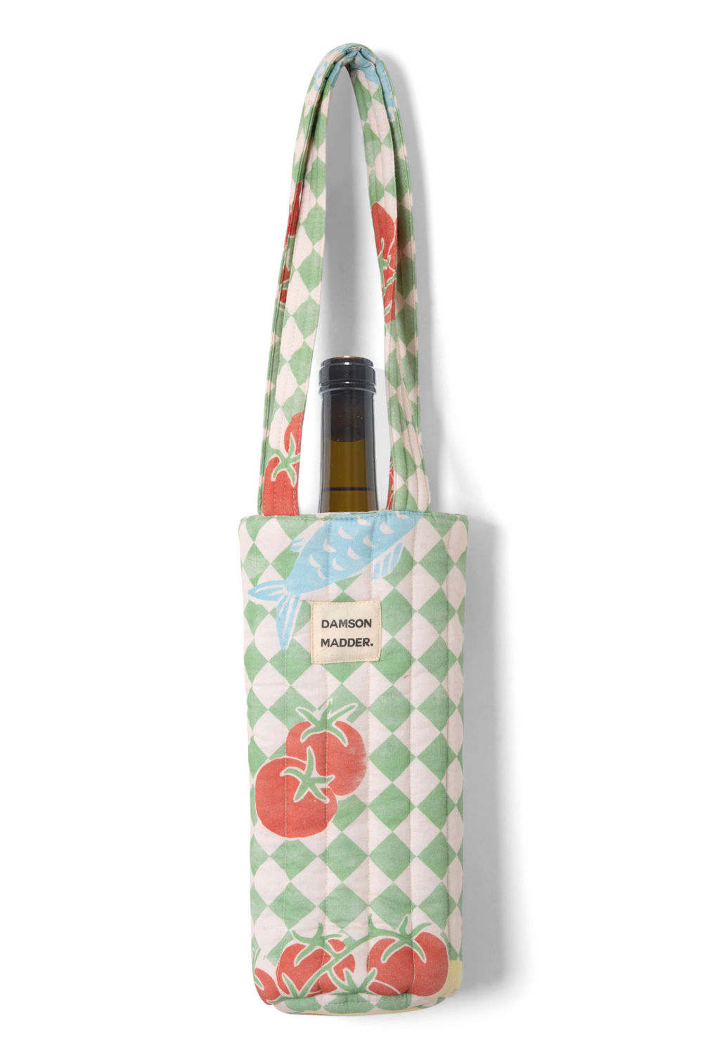 novelty vegetable print wine bag