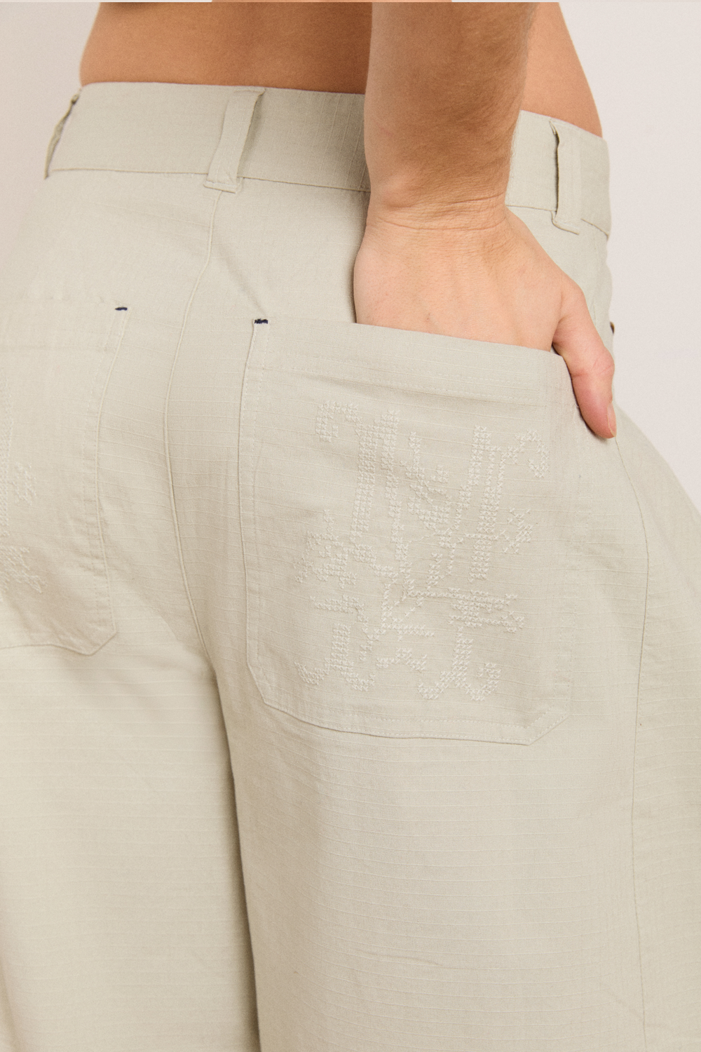 mara trouser - mineral grey