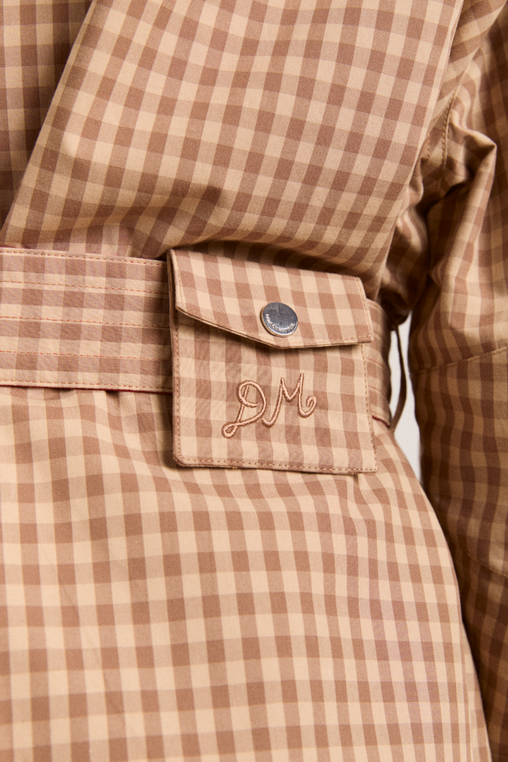 Anja reversible shower-proof trench