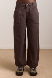 Mika Twill Trouser - Charcoal