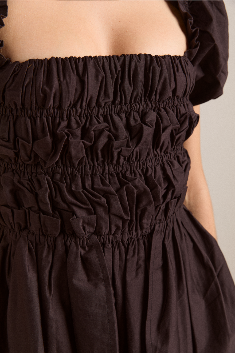 lyza mini dress - black