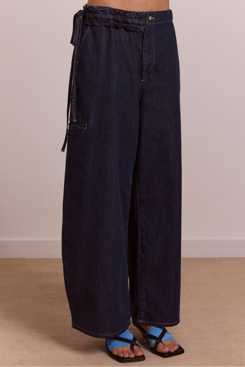 Straight Leg Augusta Jeans Dark