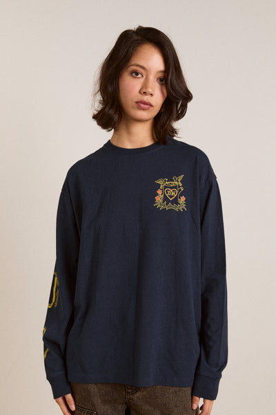 The Rambler LS Tee - Navy