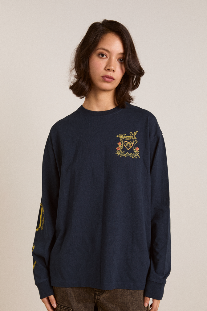 The Rambler LS Tee - Navy