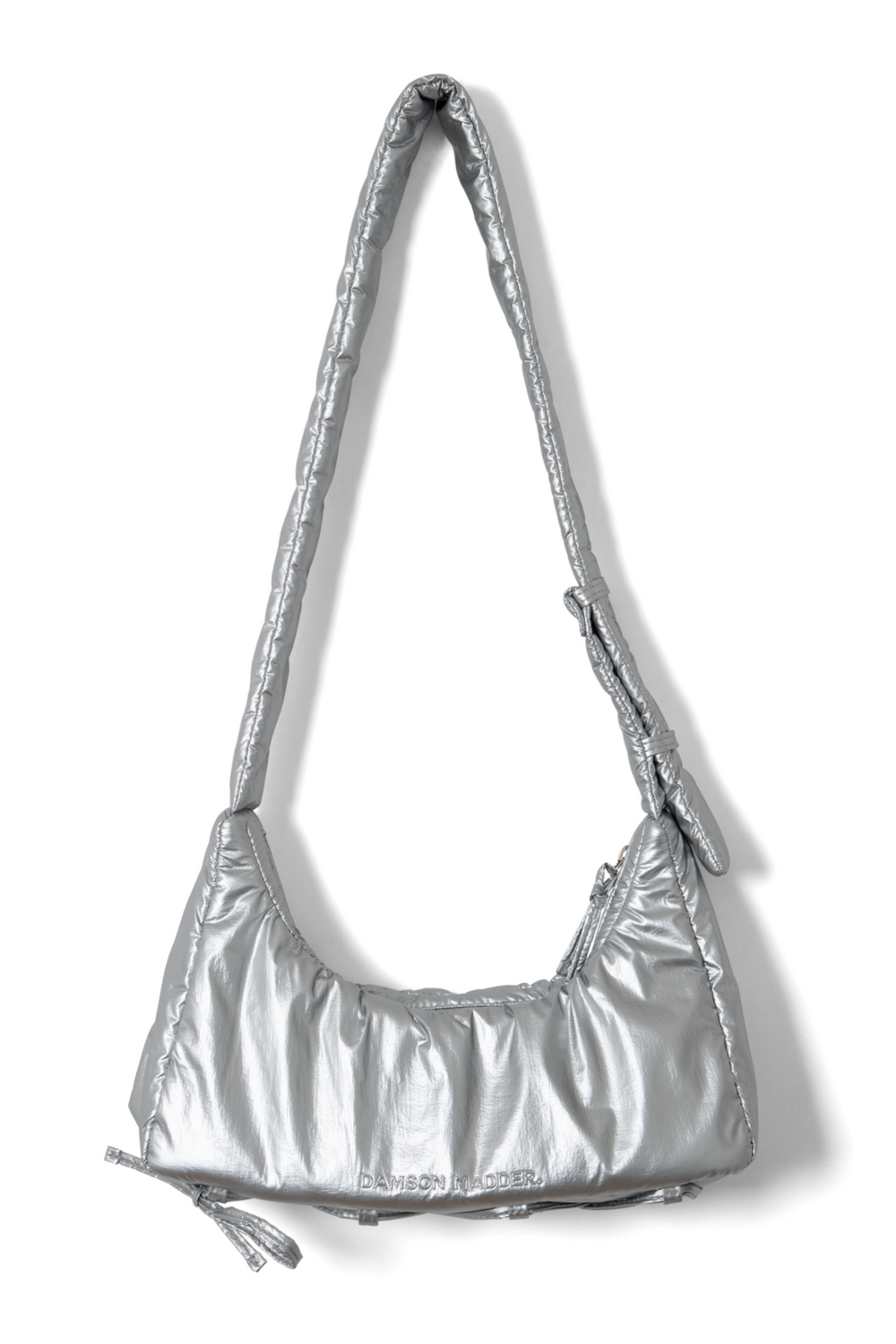 puffy saz bag - silver