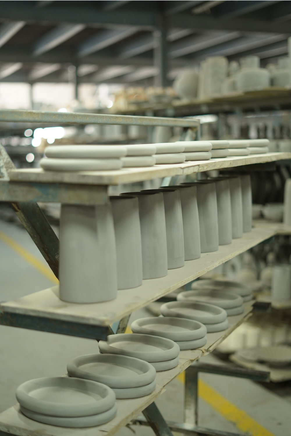 hand painted harlequin saucer