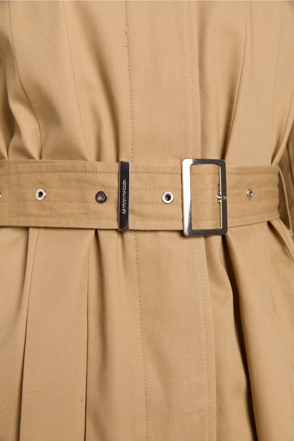 sofia pleated trench - light stone