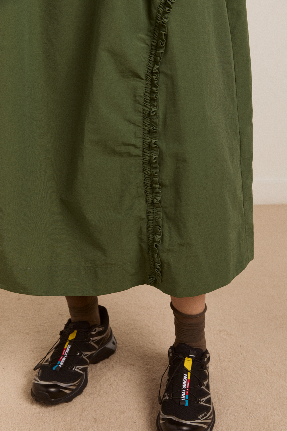 cynthia midi dress olive