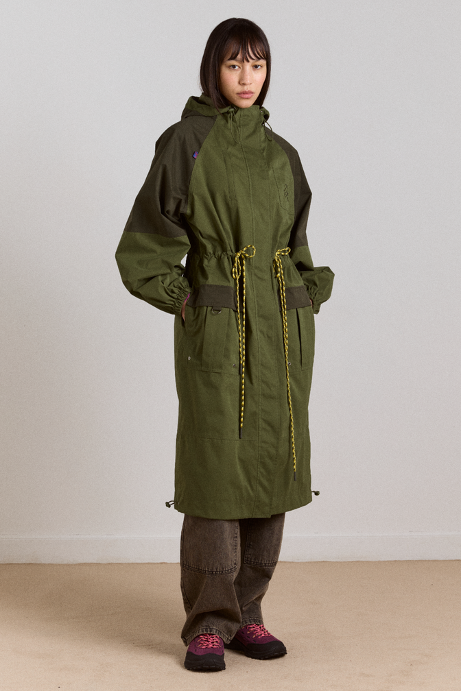 logan waterproof raincoat - forest