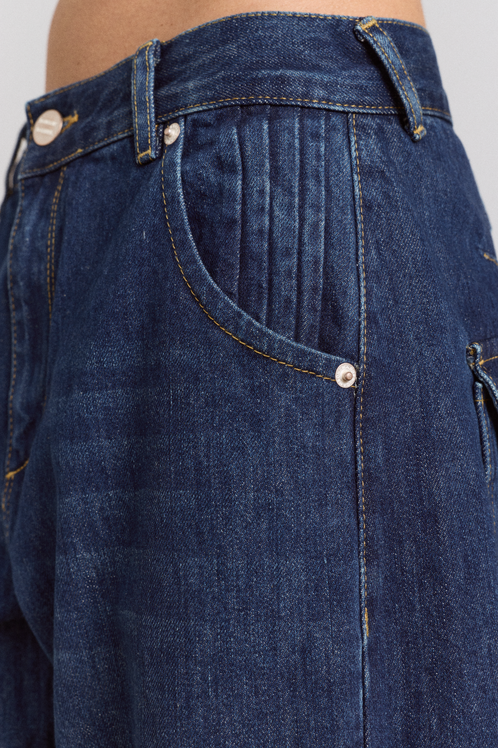 barrel nina jean - authentic mid blue wash