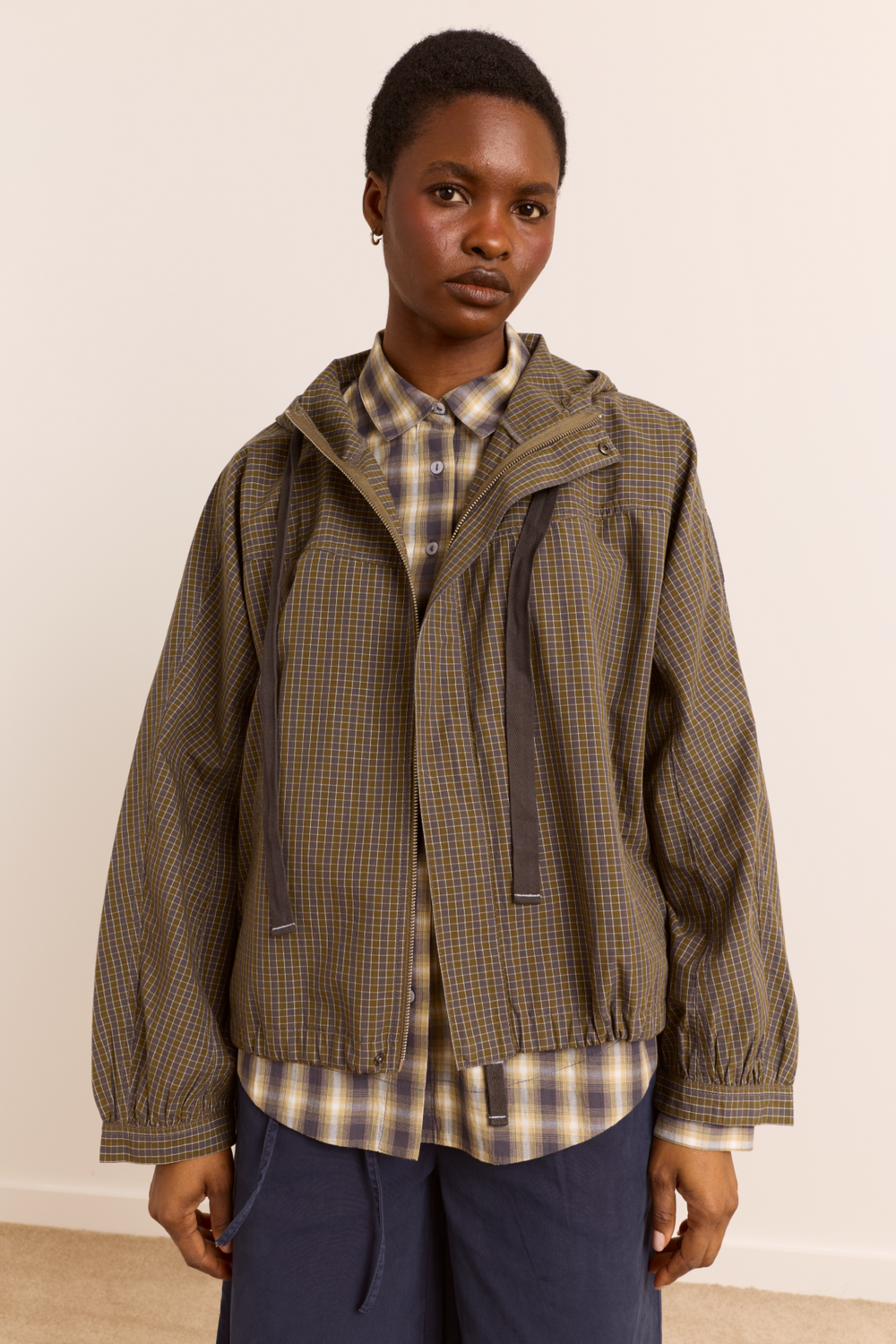 Blake Hooded Jacket - Orion Check