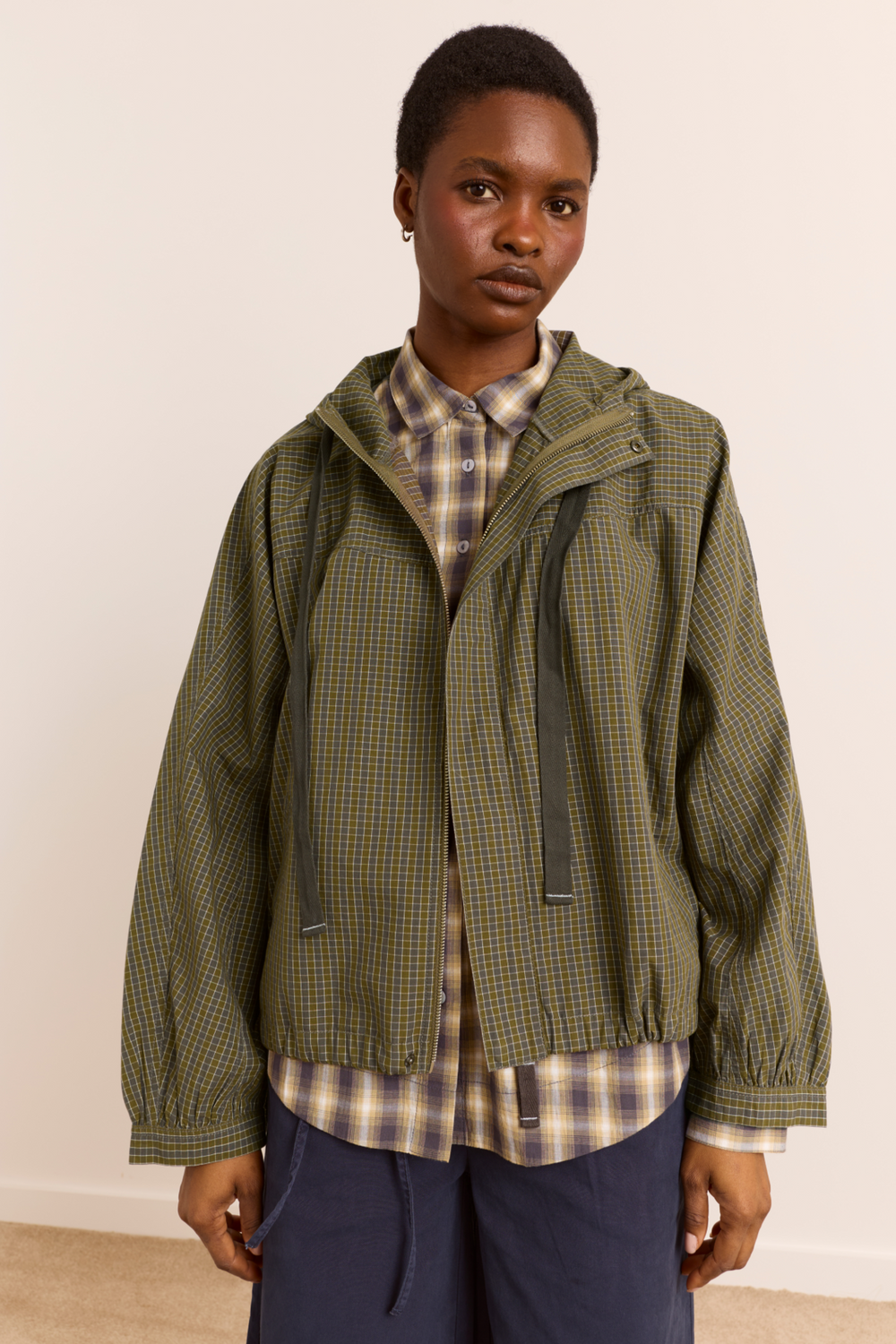 Blake Hooded Jacket - Orion Check