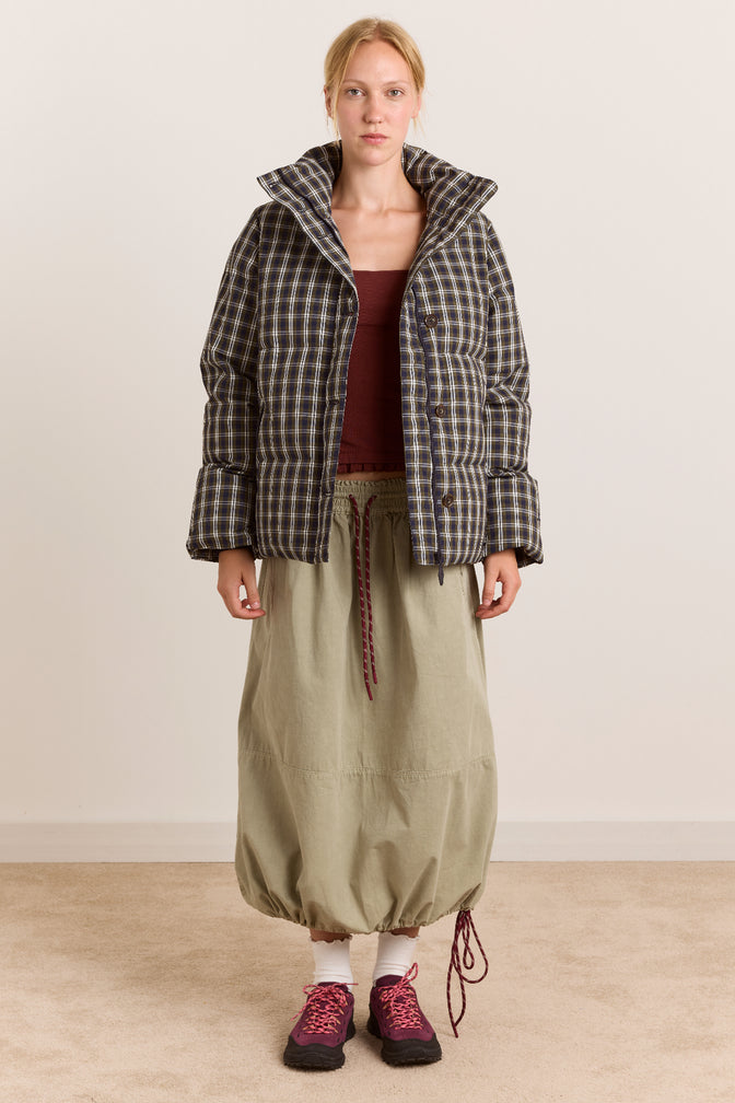 Lainey Midi Skirt - Sage Grey