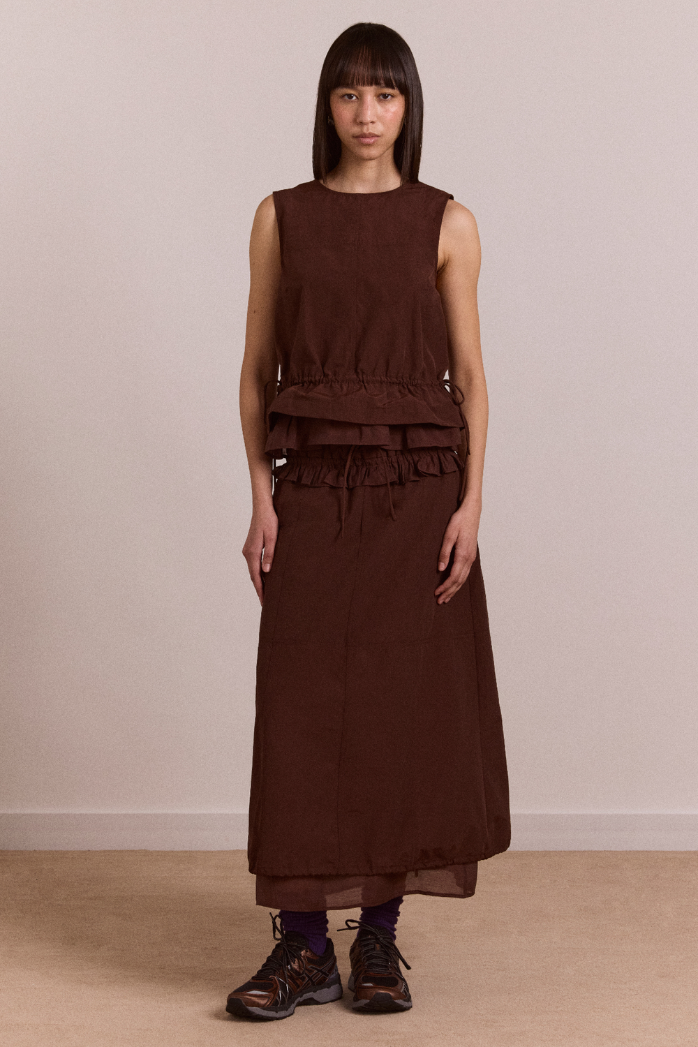 ailani  blouse - choc