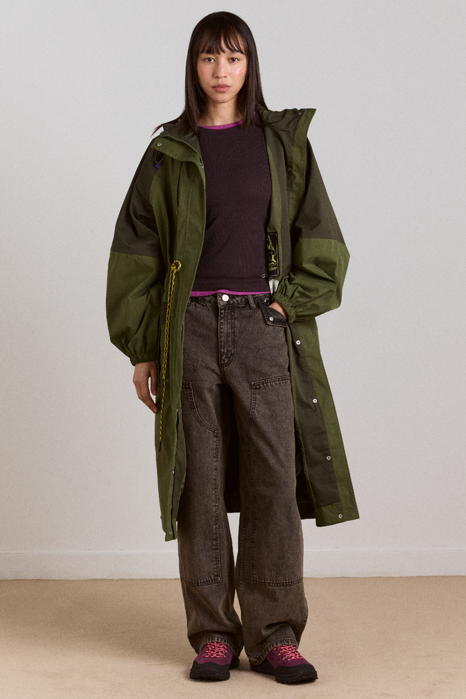 logan waterproof raincoat - forest