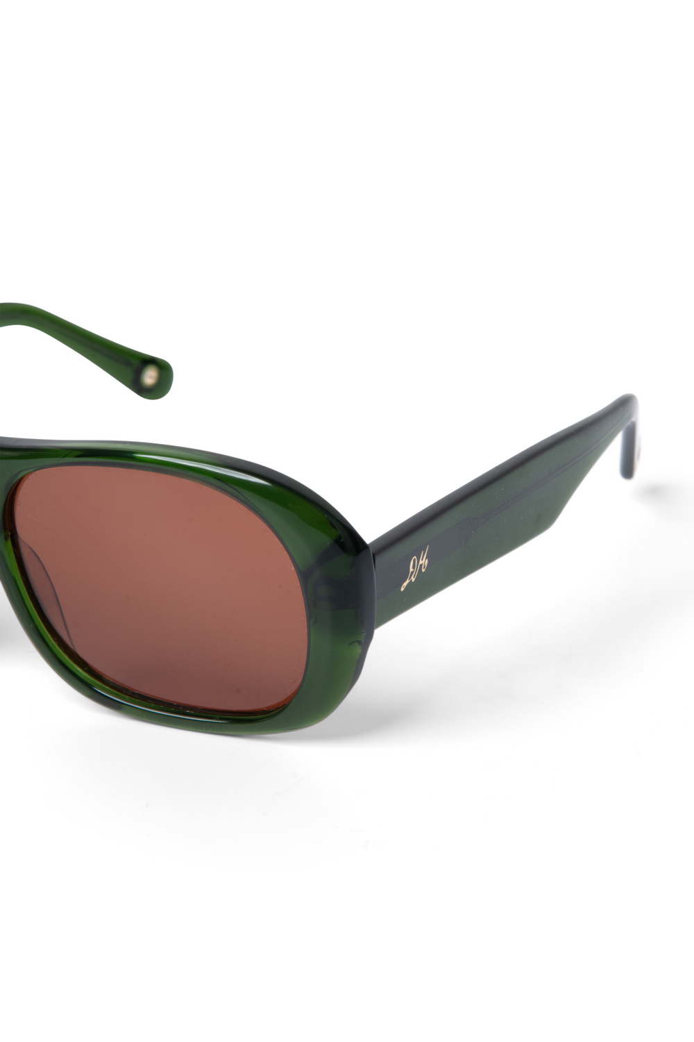 Oversized Aviator Sunglasses - Green – Damson Madder