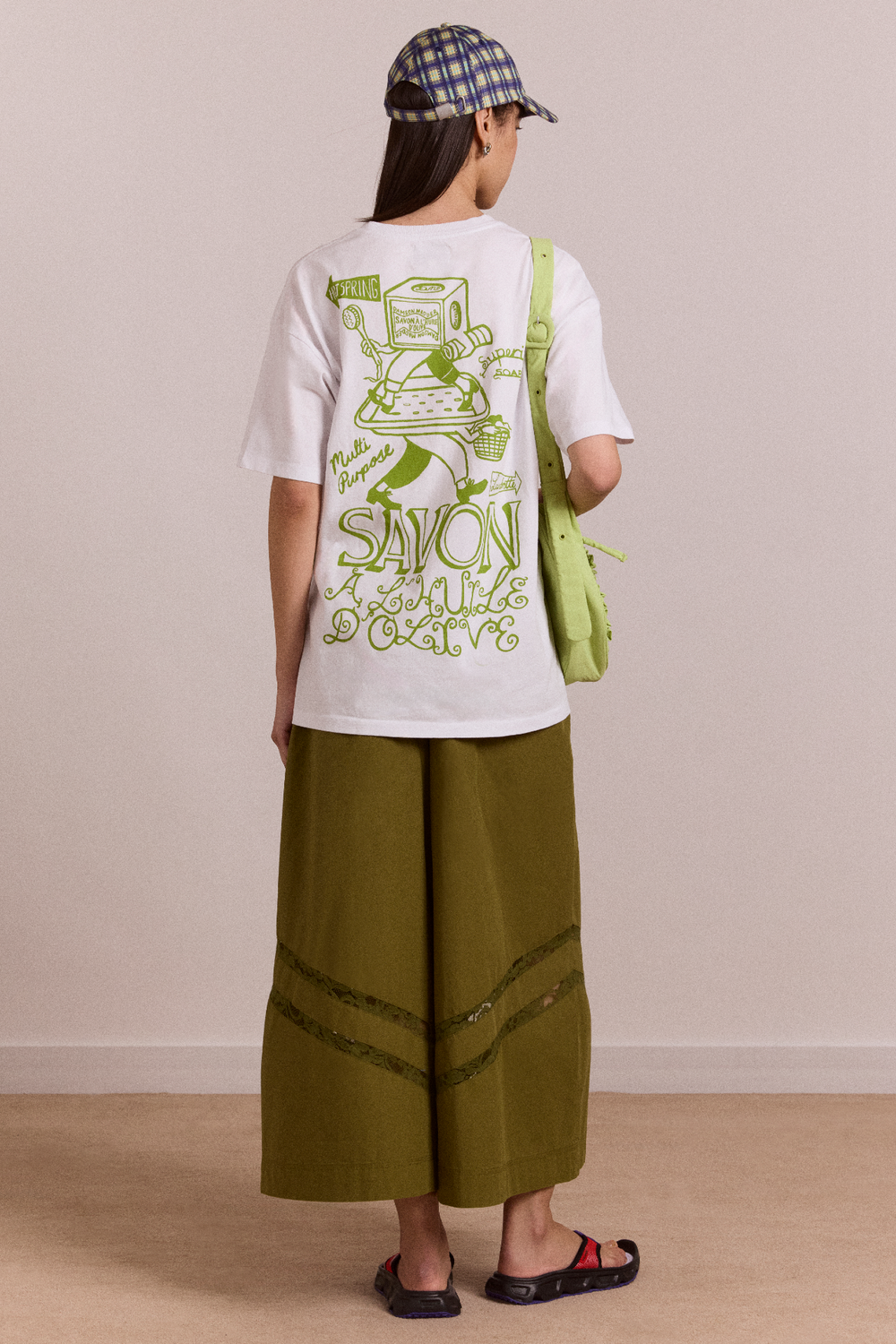 savon graphic tee - white