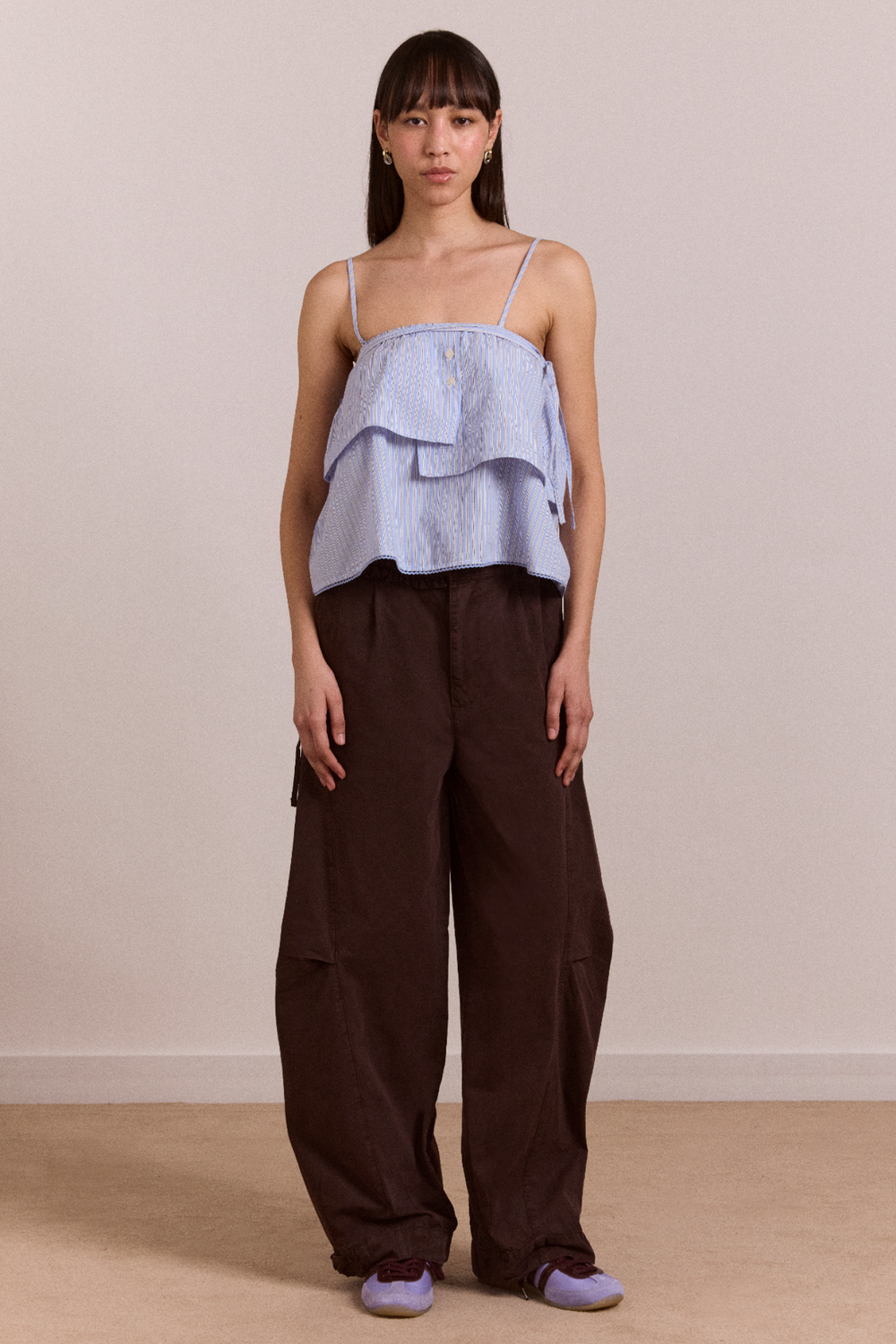 liv trouser - coffee bean