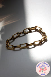 mega gold chain bracelet