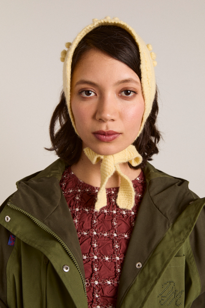 mini bonnet - butter